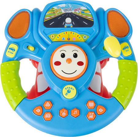 Iso Trade Steering Wheel with Music and Sounds for 3++ Months