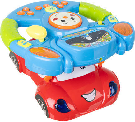 Iso Trade Steering Wheel with Music and Sounds for 3++ Months