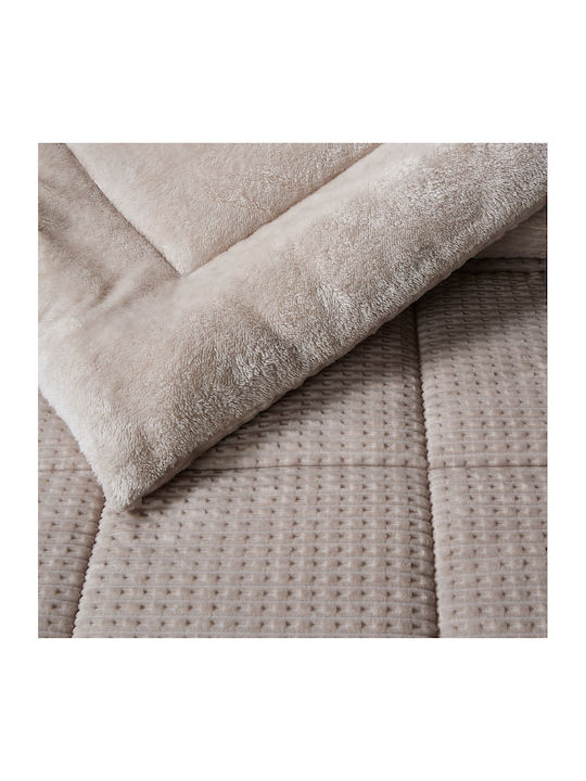 Liolios Home Duvet Cover Semi-double 180x240cm Sahara Beige