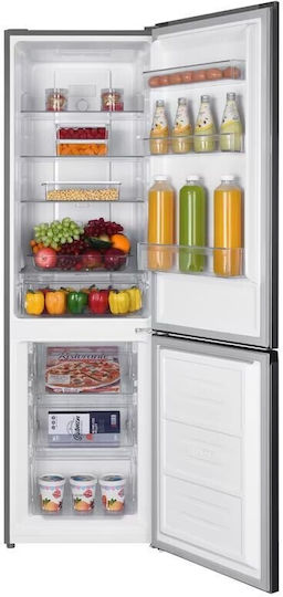 Omnys Combină frigorifică 326lt Total NoFrost Î201xL60.5xA60cm. Inox WNC-4323EIN