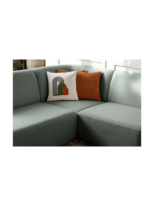 S-loft Colțar Canapea cu Colțul Stâng Verde Marin 206x290x85 cm