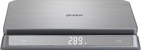 Gruppe Digital Kitchen Scale up to 15kg Inox