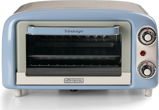 Ariete Vintage Mini Ηλεκτρικό Φουρνάκι 10lt Χωρίς Εστίες Μπλε