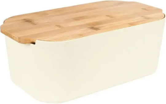 Bread Box Bamboo Board Cream 259303