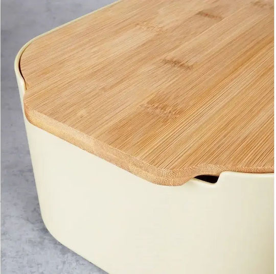 Bread Box Bamboo Board Cream 259303