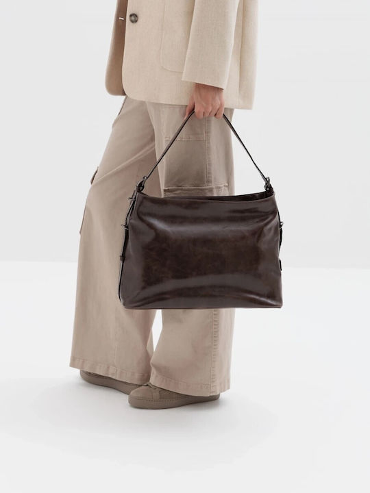 Leather Leather Women's Bag Shoulder Brown
