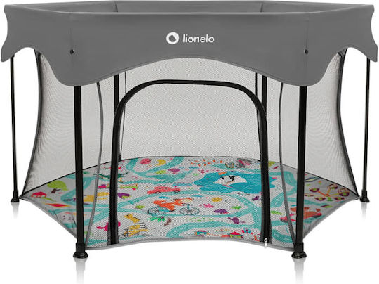 Lionelo Roel Plus Laufstall Mit Mehrfarbiger Matratze 135x135cm