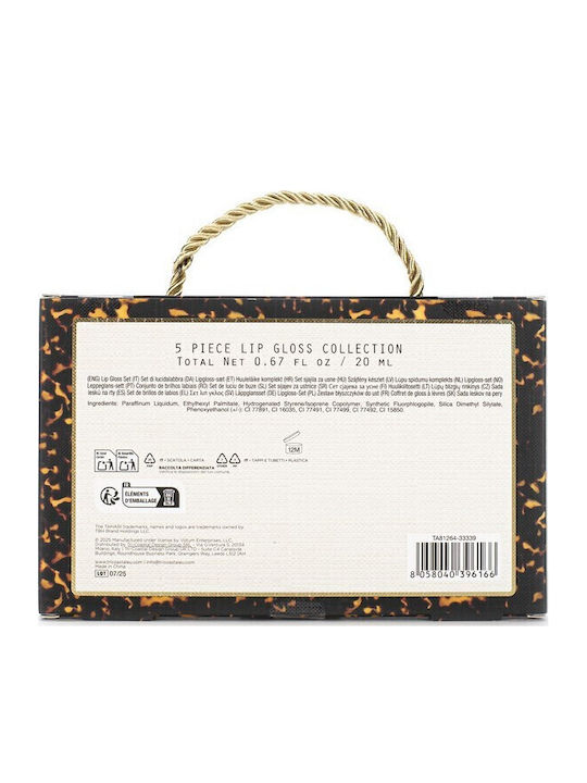 Tri-Coastal Design Tahari Animal Print Makeup Set for the Lips 5pcs