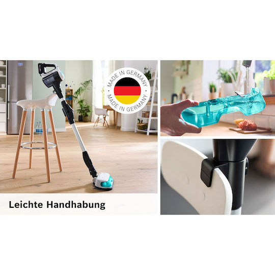 Bosch Unlimited 7 ProHygienic Επαναφορτιζόμενη Σκούπα 2 σε 1 Stick & Χειρός 18V Τιρκουάζ