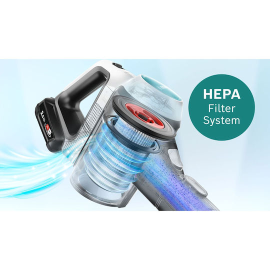 Bosch Unlimited 7 ProHygienic Επαναφορτιζόμενη Σκούπα 2 σε 1 Stick & Χειρός 18V Τιρκουάζ