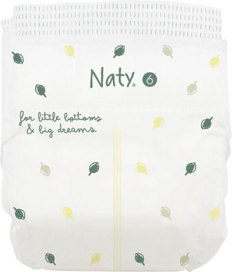 Naty Памперси с лента BioEmbrace № 6 за 16+kg 17бр