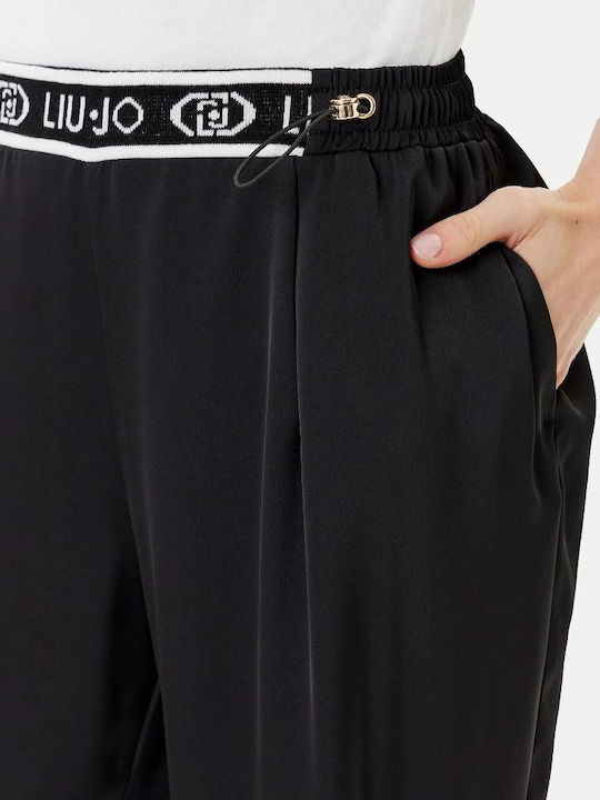 Women's Fabric Trousers Black