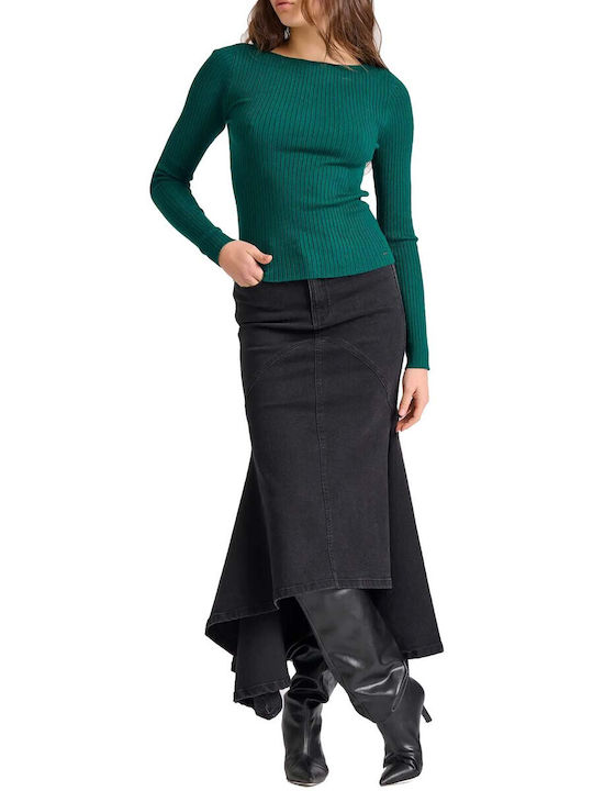 Women's Long Sleeve Sweater Green