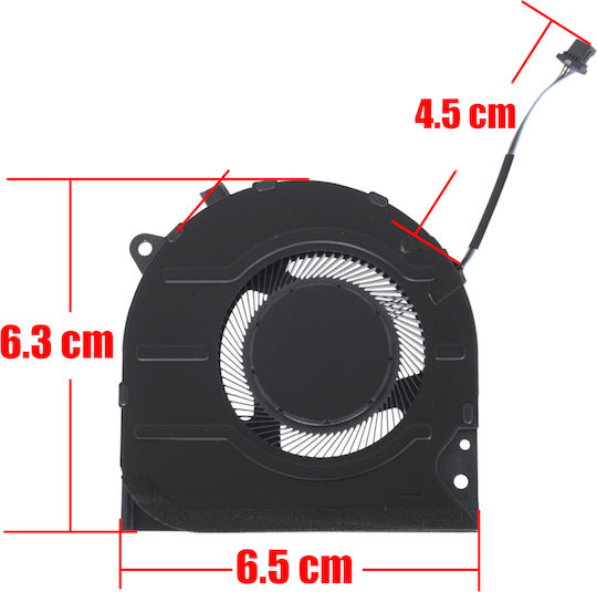 Laptop Fan GPU Cooling Fan Dell Inspiron 14 Plus 7430 7430-cn74410sc 0hv9w8 Hv9w8 023.100u4.0001 Dfs5k12214161h Fq6p 4pin Code 81549