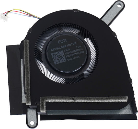 Laptop Fan GPU Cooling Fan Asus Tuf Gaming F16 2024 Fx607 Fa607 Fx607ju Fx607jv Fa607pi Fa607p Fx607j Fx607ji 13nr0hm0m02011 6033b0131501 13nr0hw0m01011 Dfsck22d05883p-fs3r 4pin Code 81516