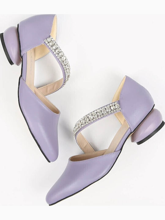 Pantofi cu toc Violet
