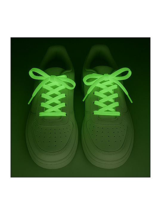 Glow-in-the-dark Grüne Schnürsenkel Textil 1,25 m
