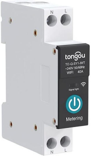 Tongou Tongou Tuya Wifi Smart Kwh 40A Kilowatt Meter Electric Panel Analog Rail Single Phase Wi-Fi Tuya TO-Q-SY1-JWT