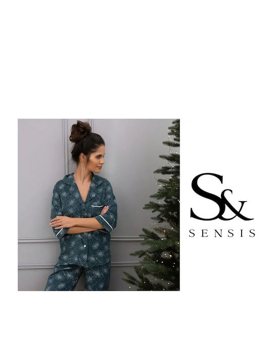 Sensis Winter Women's Pyjama Set Green