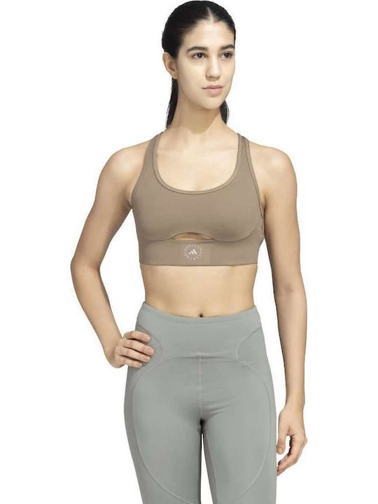 By Stella Mccartney Women's Sports Bra without Padding Brown
