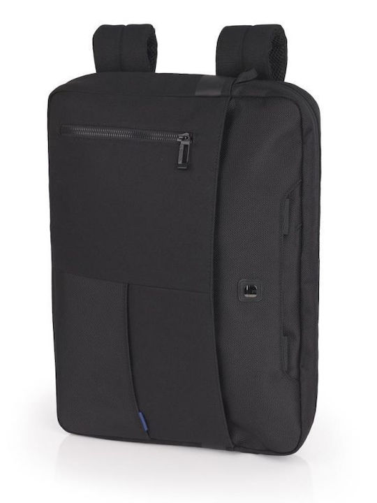 Gabol Intro Αδιάβροχη Τσάντα Πλάτης για Laptop 15.6" σε Μαύρο χρώμα