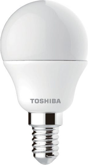 Toshiba N_STD Λάμπα LED 4.7W για Ντουί E14 και Σχήμα G45 Φυσικό Λευκό 470lm