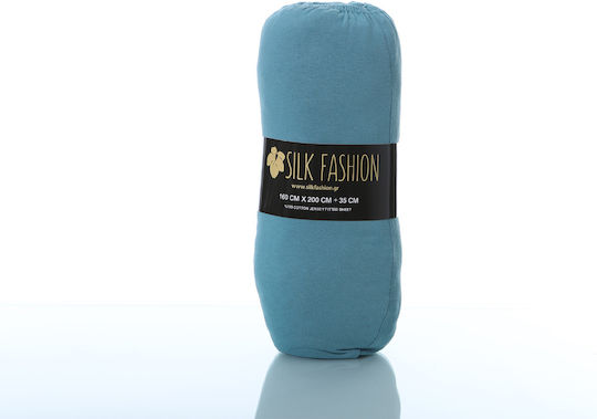 Silk Fashion King Size 180x200+35εκ. με Λάστιχο Πετρόλ Silk Fashion King Size 180x200+35εκ. με Λάστιχο Πετρόλ