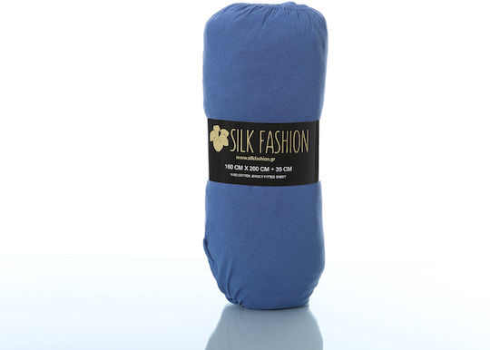 Silk Fashion Sheet Super-Double with Elastic 160x200+35cm. Jean