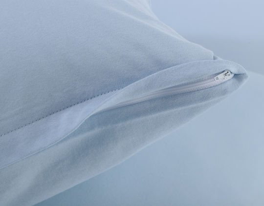 Silk Fashion Pillowcase Set with Envelope Cover Ciel 50x70cm.