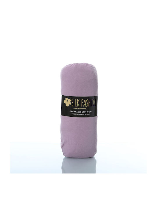 Silk Fashion Σεντόνι Μονό με Λάστιχο 100x200+35εκ. Cyclamen
