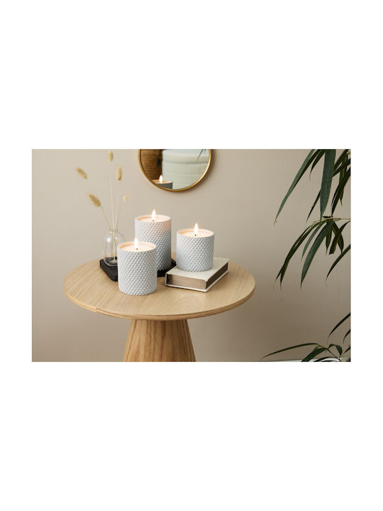 Lifa-Living Διακοσμητικό Φωτιστικό LED Θερμό Λευκό Κερί 3τμχ 8.5x8.5εκ.