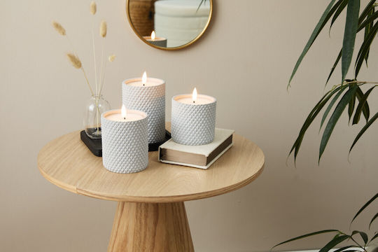 Lifa-Living Dekorative Lampe Wachs-Politur Gray 3Stück