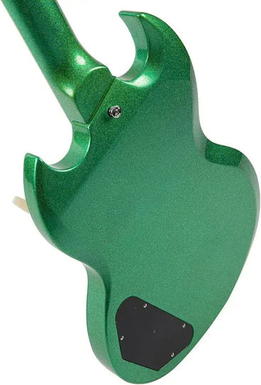 Vintage Vs6-30th Limited Edition 30th Anniversary Electric Guitar Green Metalflake