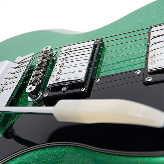 Vintage Vs6-30th Limited Edition 30th Anniversary Electric Guitar Green Metalflake