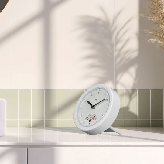 Kienzle Kienzle Tischuhr mit Zeigern Kunststoff Weiß