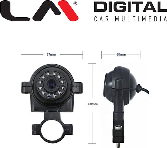Lm Digital BC Bus 006XH Side Position Camera AHD 1080p/720 1920x1080 Buses Large Vehicles Voltage 12VDC