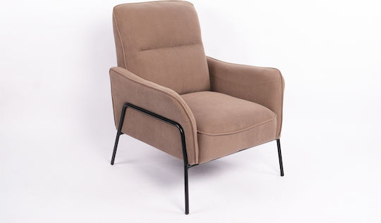 Πολυθρόνα 94x77x82cm Taupe Πολυθρόνα 94x77x82cm Taupe