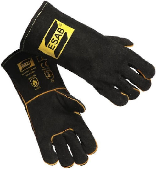 Esab Arbeitshandschuhe Schweißen Schwarz Leder 1Stück