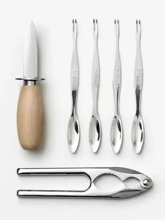 THalassinos Cutlery Set Silver 24pcs