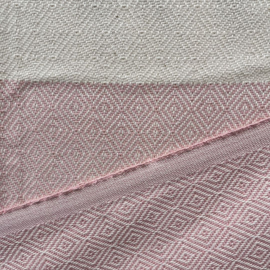 Zarafet Beach Towel Diamond Loincloth Pestemal Pink Colors 100x180 Cm