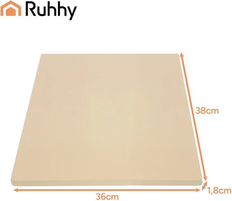 Ruhhy Сервираща платка за пица от камък 38x36бр 1бр
