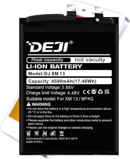 Deji Baterie de înlocuire compatibilă 4500mAh pentru Mi 13