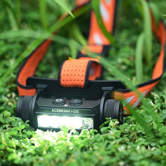 Acebeam Lanternă Frontală LED cu Luminozitate Maximă 2600lm