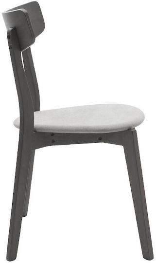 Toto Καρέκλες Κουζίνας Ξύλινες Rustic Grey 2τμχ 45.5x51.5x77εκ.