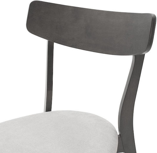 Toto Καρέκλες Κουζίνας Ξύλινες Rustic Grey 2τμχ 45.5x51.5x77εκ.