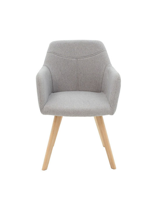 Nasima Stühle Speisesaal Gray 1Stück 57x58x84cm