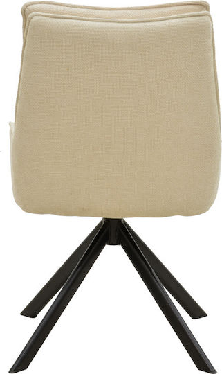 Konelian Stühle Speisesaal Beige 2Stück 54x63x88cm
