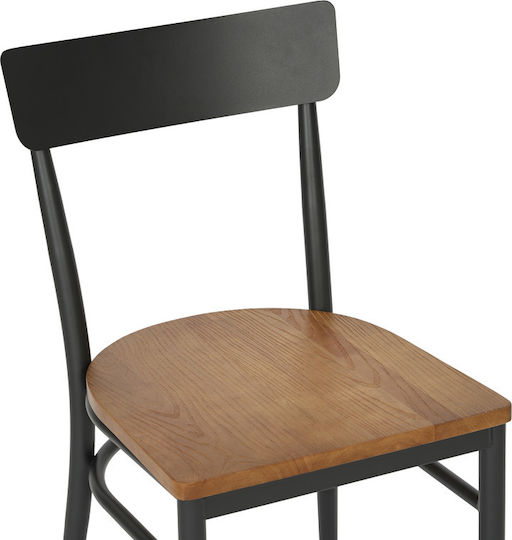 Zerca Stühle Speisesaal Anthracite, Natural Shade 1Stück 49x44x82cm