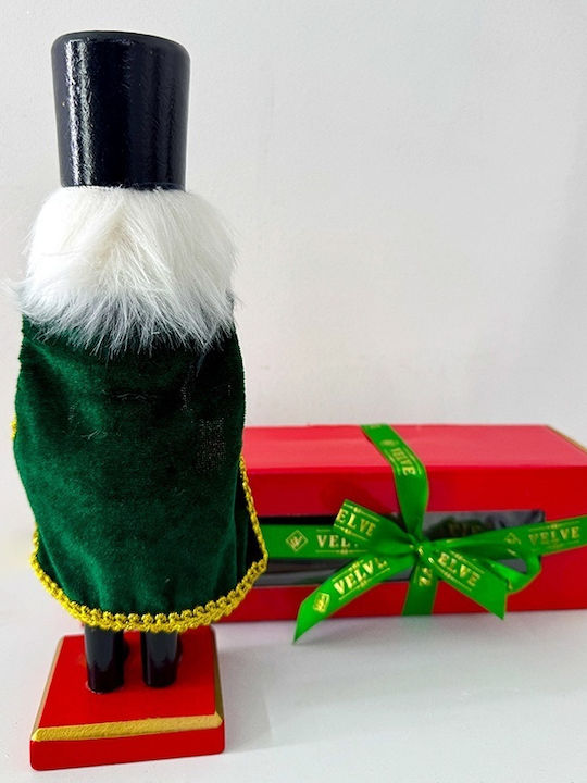 Velve Nutcracker de Crăciun Lemn Verde