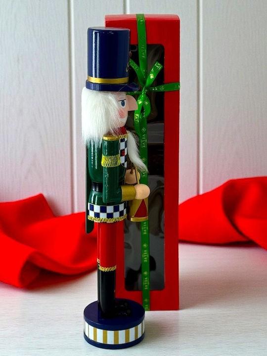 Velve Nutcracker de Crăciun Lemn Verde